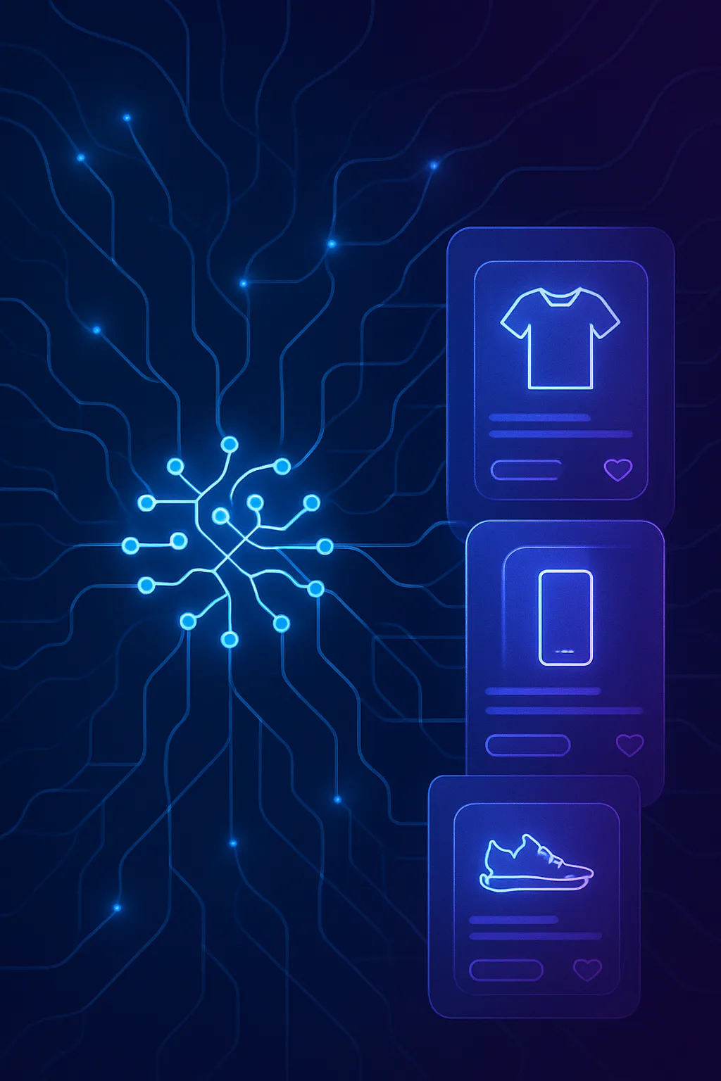 Intelligence artificielle générant automatiquement un site e-commerce à partir de zéro