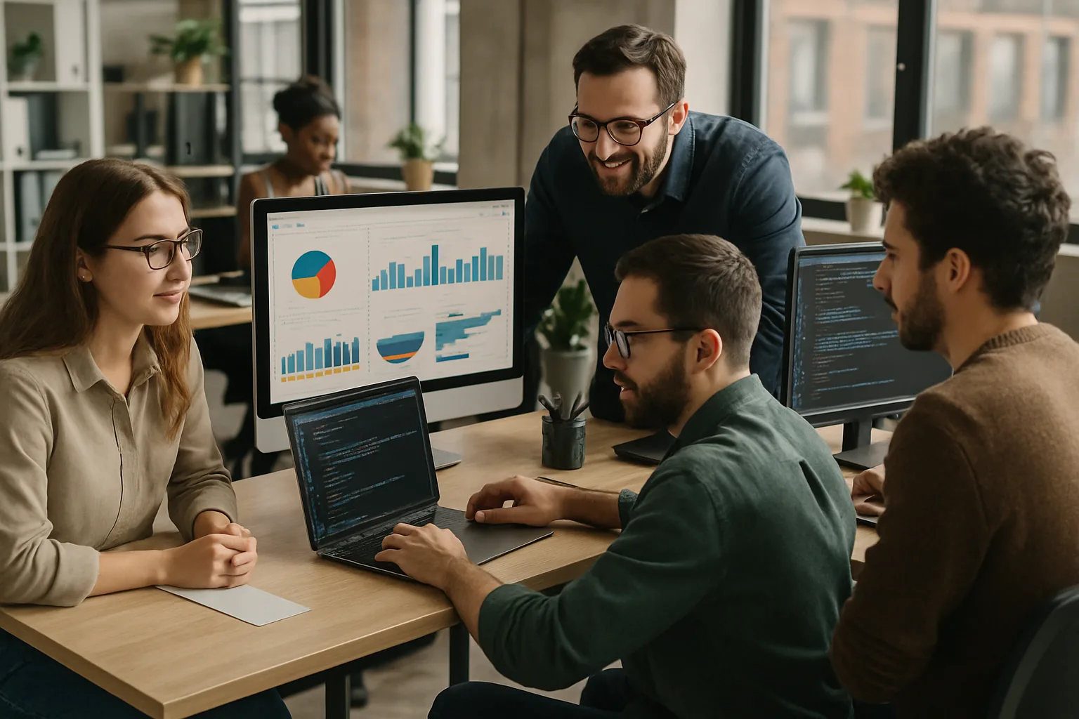 Équipe d'une agence Magento Bordeaux travaillant sur un projet Adobe Commerce